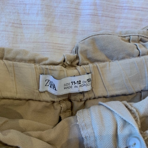 Cute Zara girls cargo, rarely worn, size 11-12, wide leg - Picture 3 of 3